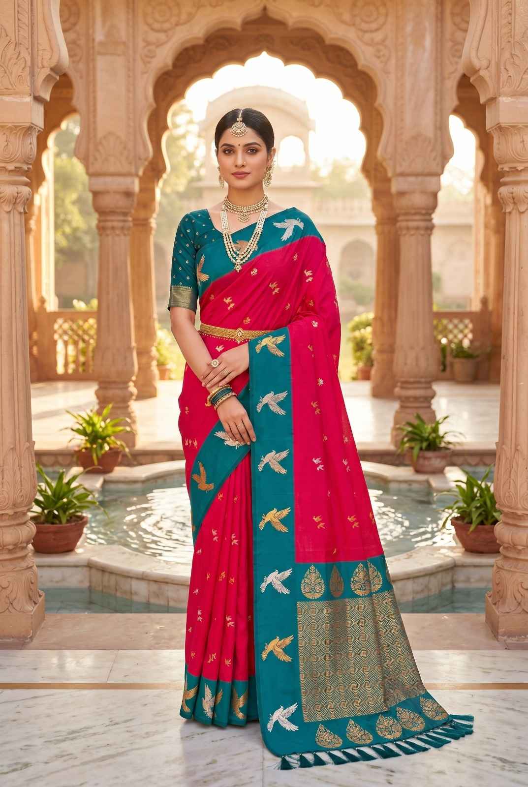 SOFT PREMIUM SILK ZARI WEAVING SAREE