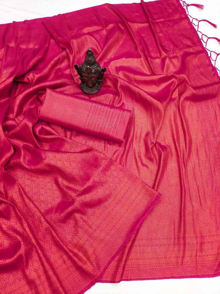 SOFT SILK ZARI WOVEN KUBERA PATTU SAREE