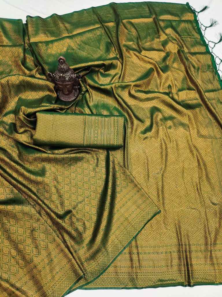 SOFT SILK ZARI WOVEN KUBERA PATTU SAREE
