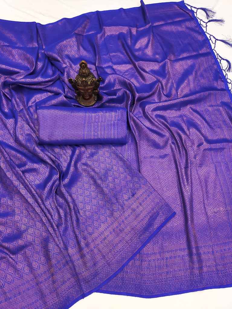 SOFT SILK ZARI WOVEN KUBERA PATTU SAREE