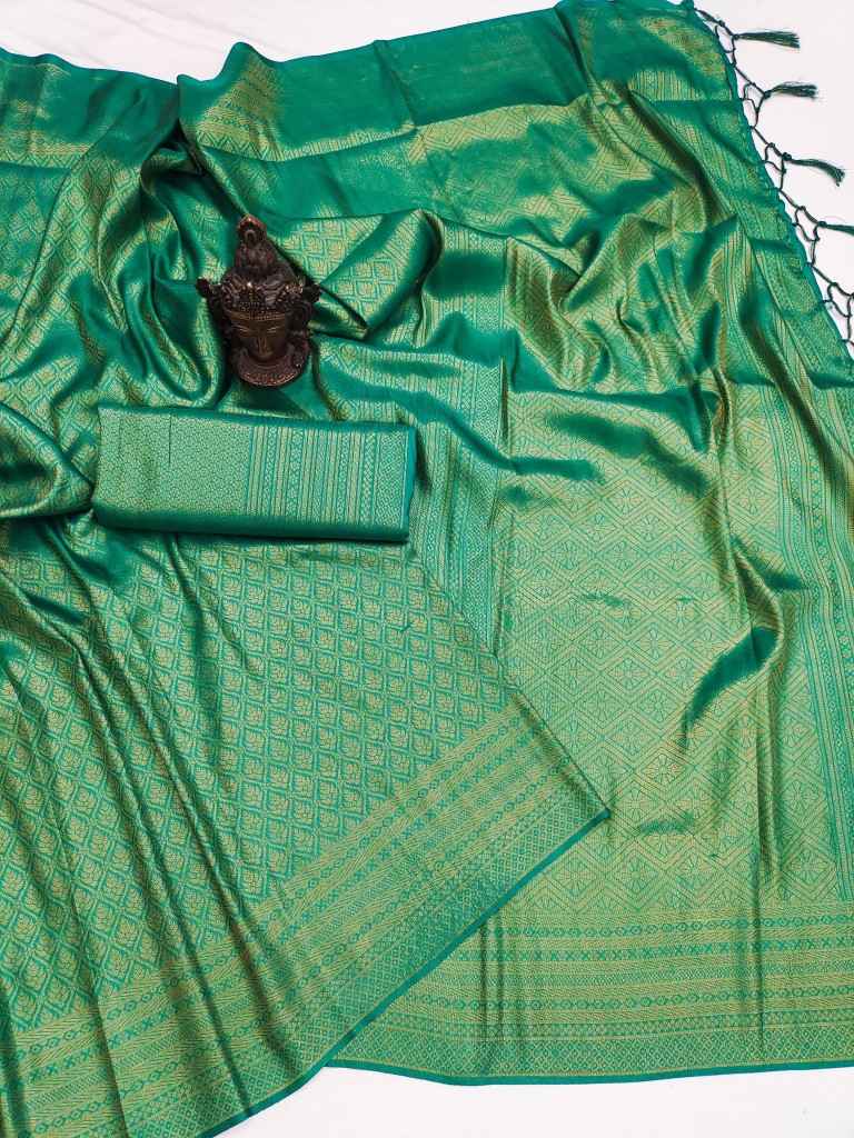 SOFT SILK ZARI WOVEN KUBERA PATTU SAREE