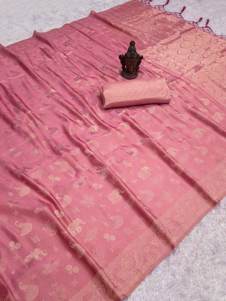 SOFT TISSUE KANJIVARAM SILK RICH JACQUARD WORK SAREE