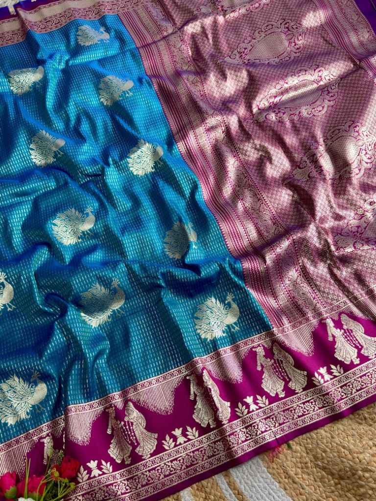 SOUTH SILK MANGALYAM RAJA RANI ZARI WEAVING SAREE 