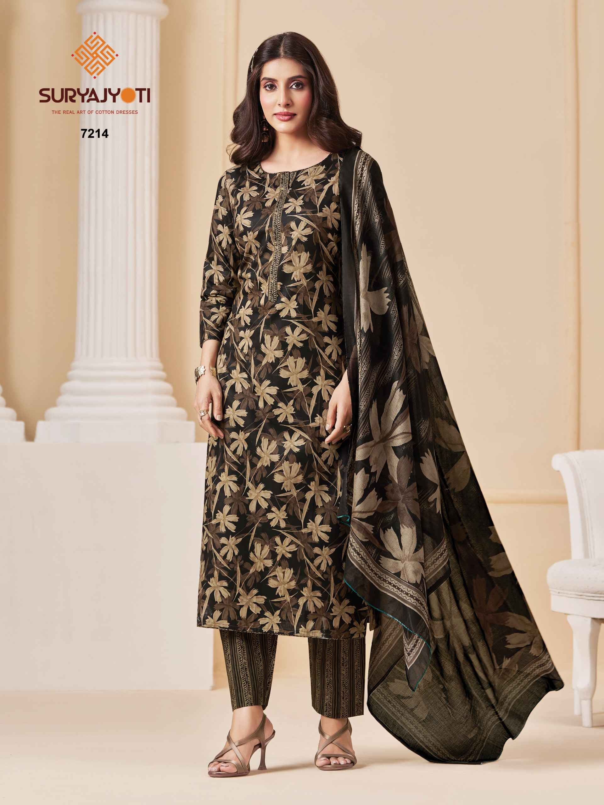 SURYAJYOTI TRENDY COTTON VOL-72 PURE COTTON DRESS MATERIAL 