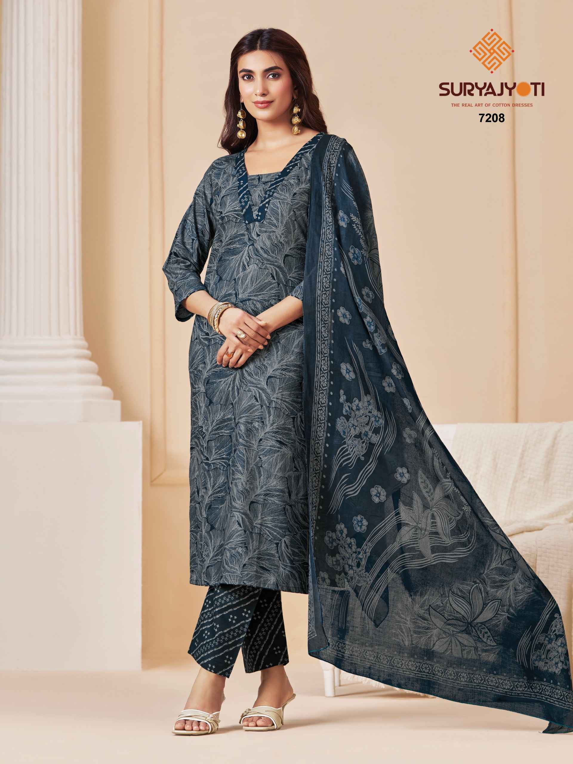 SURYAJYOTI TRENDY COTTON VOL-72 PURE COTTON DRESS MATERIAL 