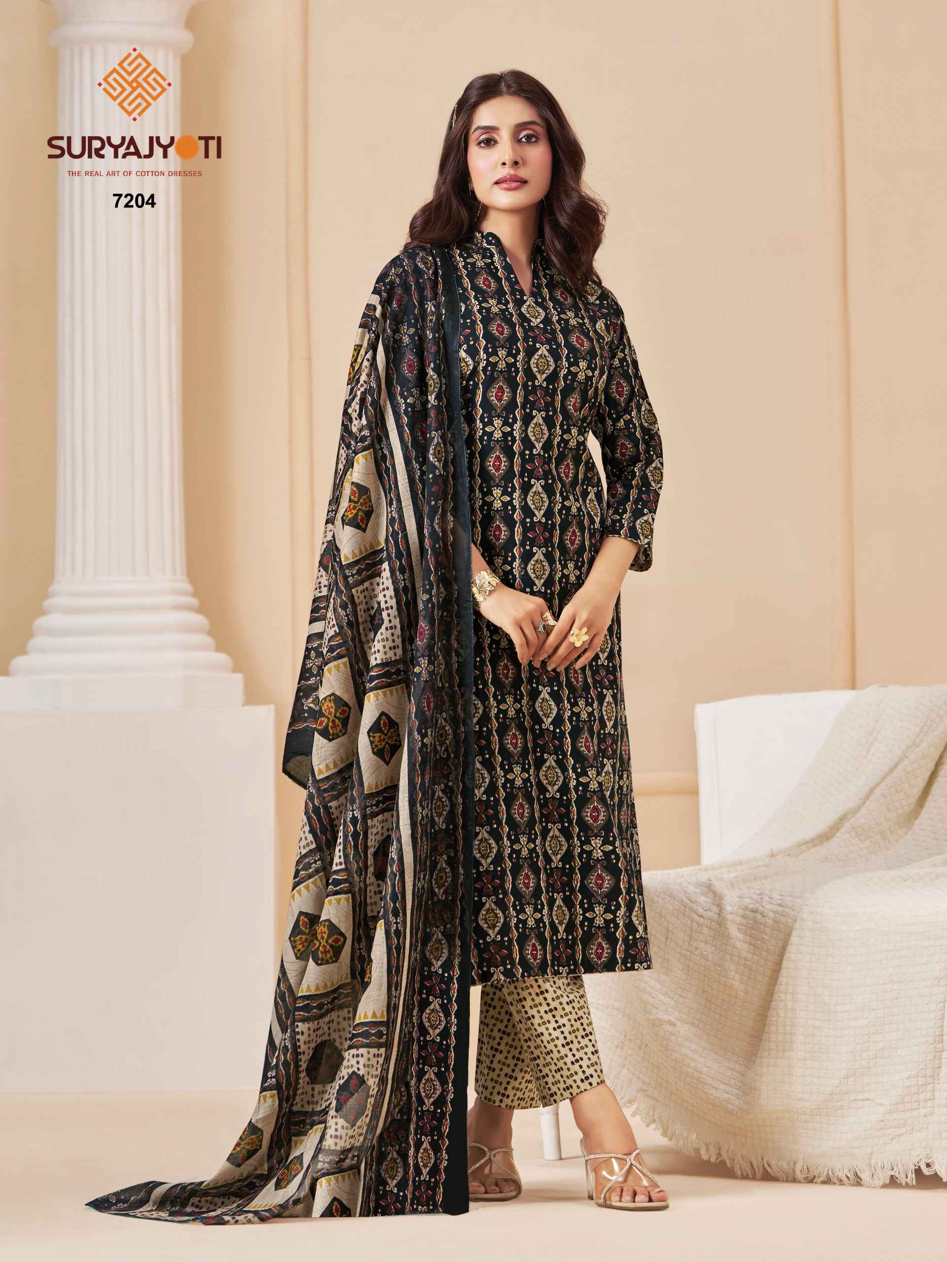 SURYAJYOTI TRENDY COTTON VOL-72 PURE COTTON DRESS MATERIAL 