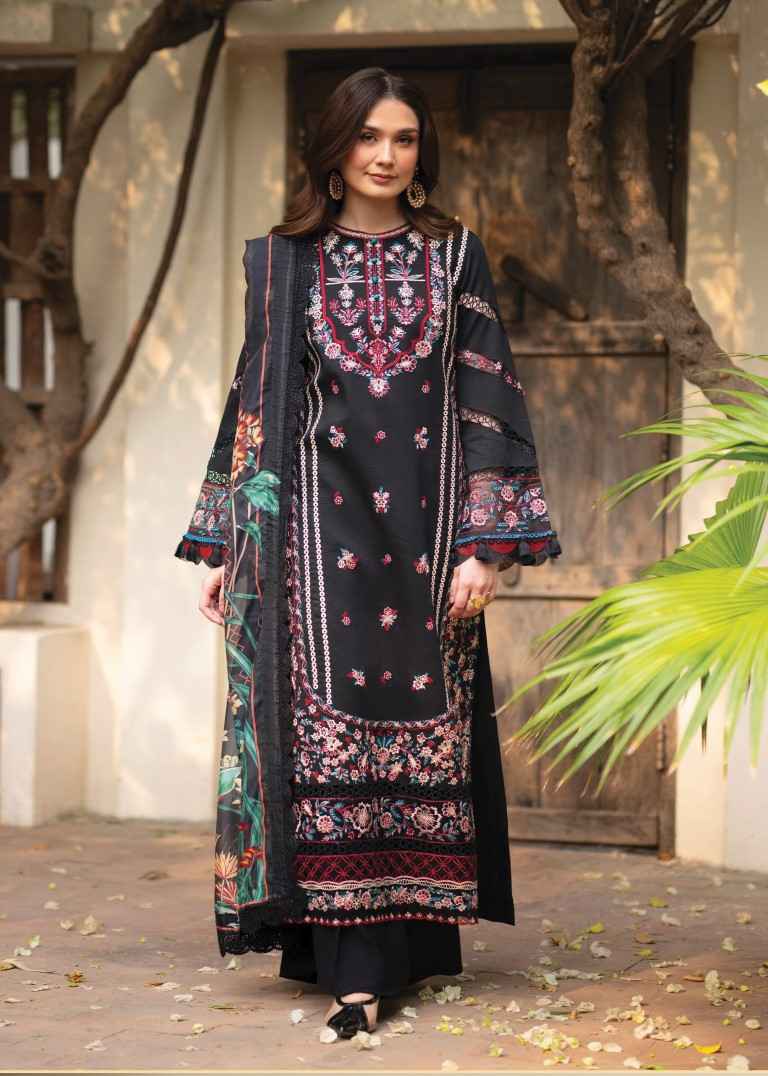 AABYAAN RUHANIYAT VOL-12 COTTON PRINTED DRESS MATERIAL