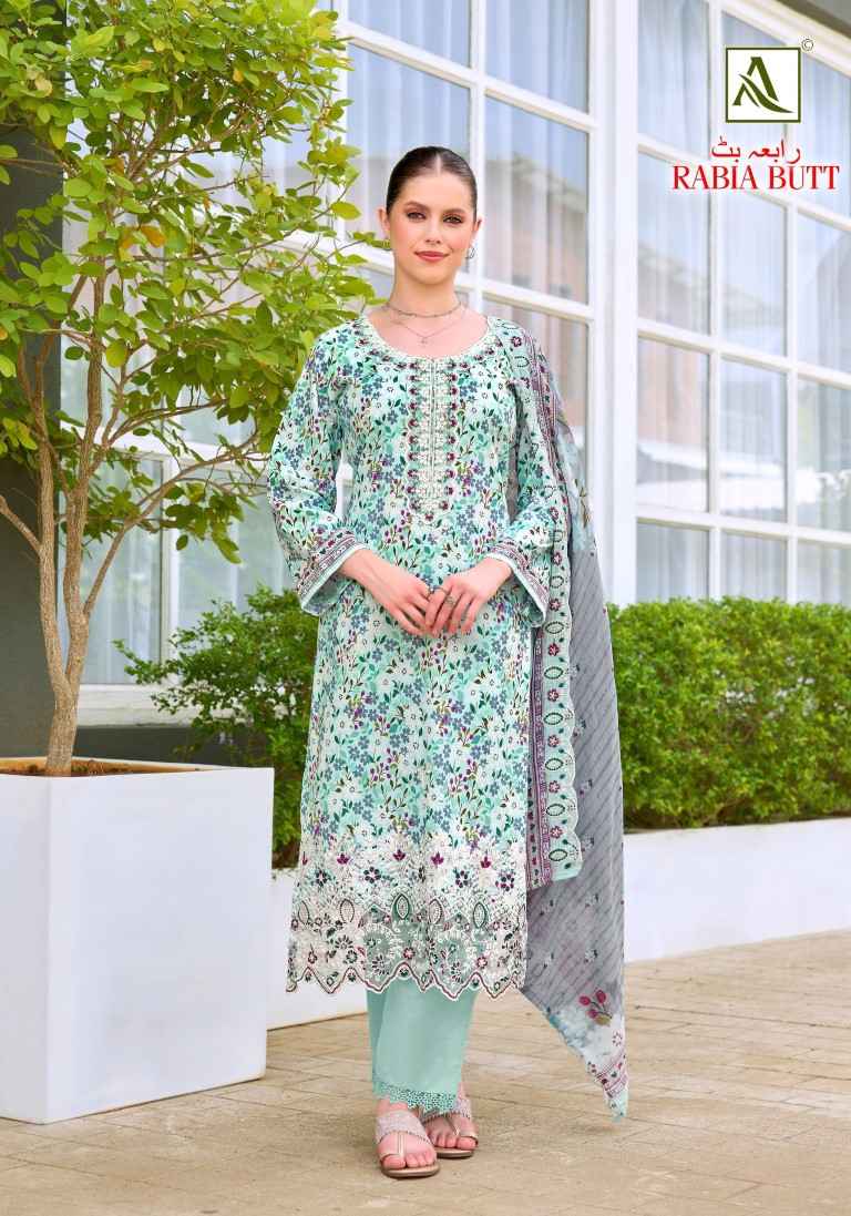 ALOK RABIA BUTT PURE CAMBRIC COTTON PAKISTANI PRINTED DRESS