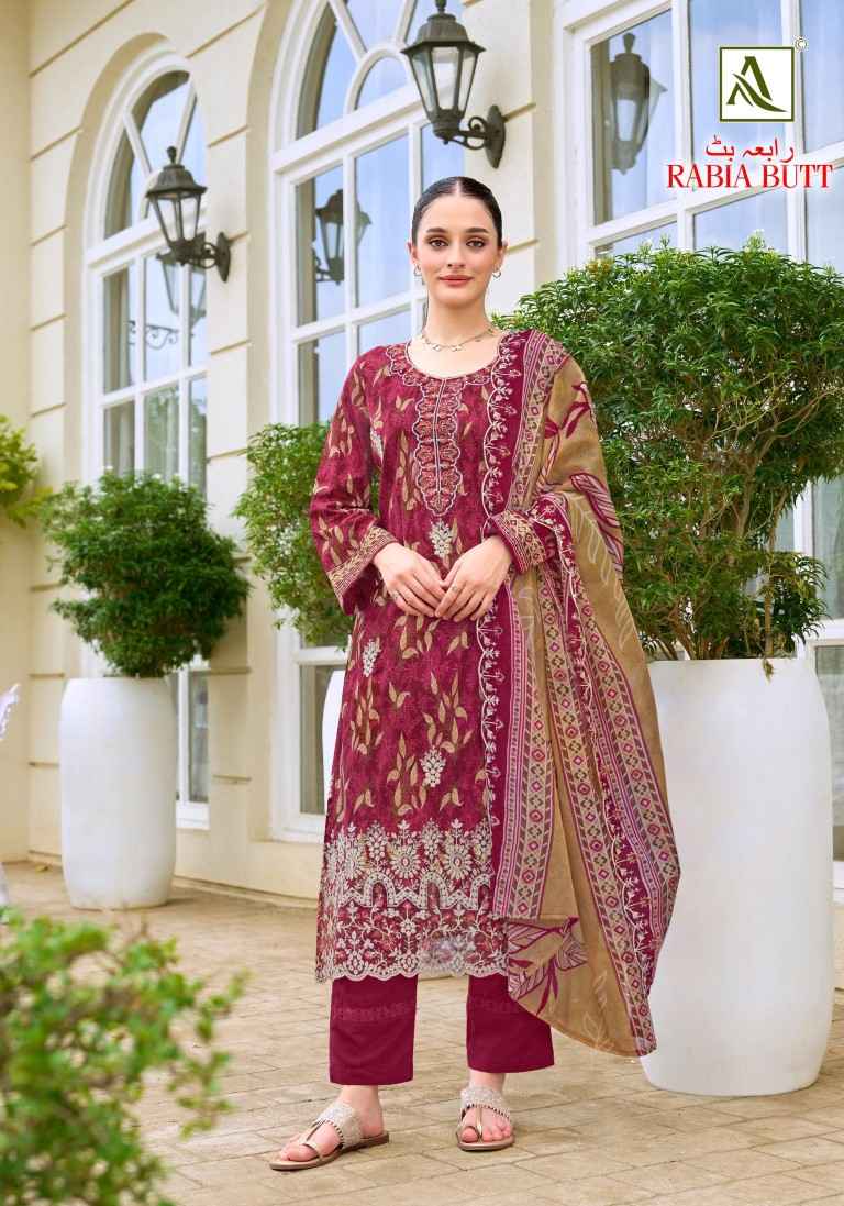 ALOK RABIA BUTT PURE CAMBRIC COTTON PAKISTANI PRINTED DRESS