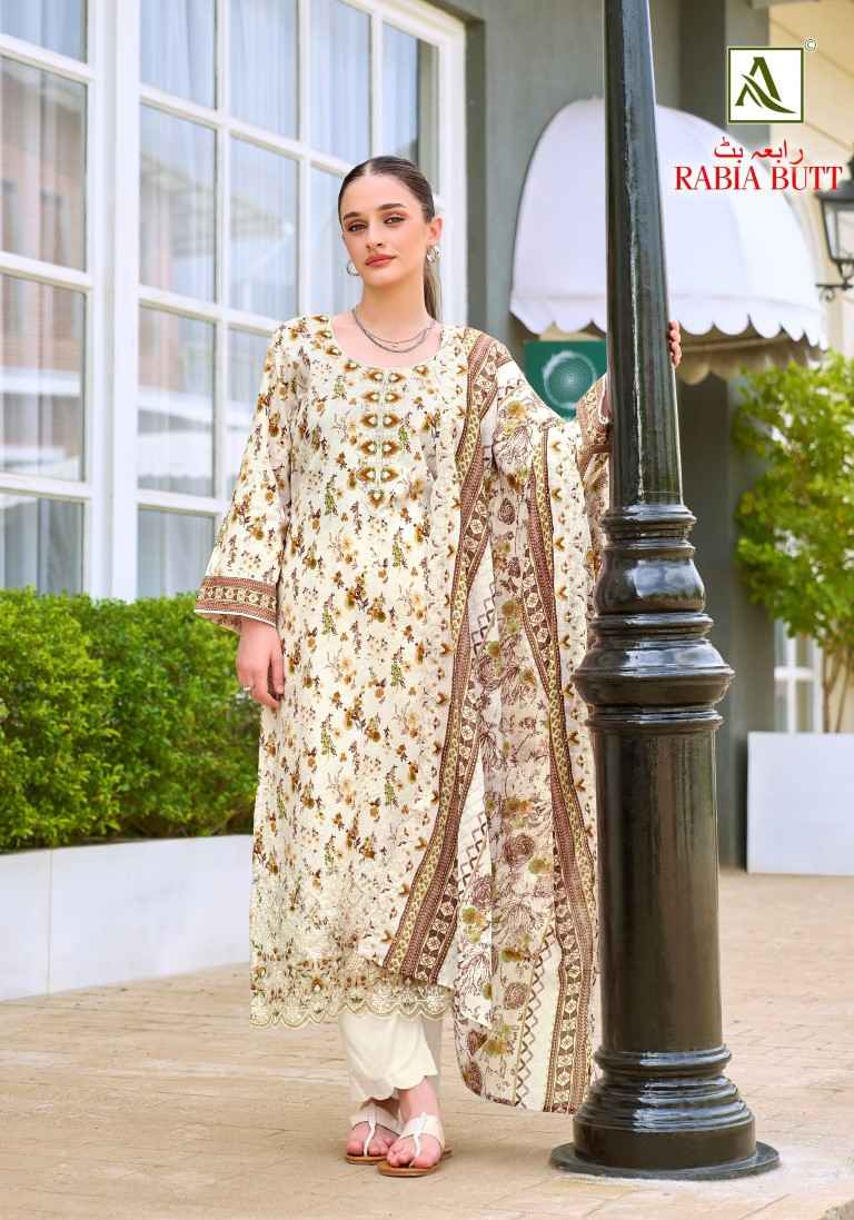 ALOK RABIA BUTT PURE CAMBRIC COTTON PAKISTANI PRINTED DRESS