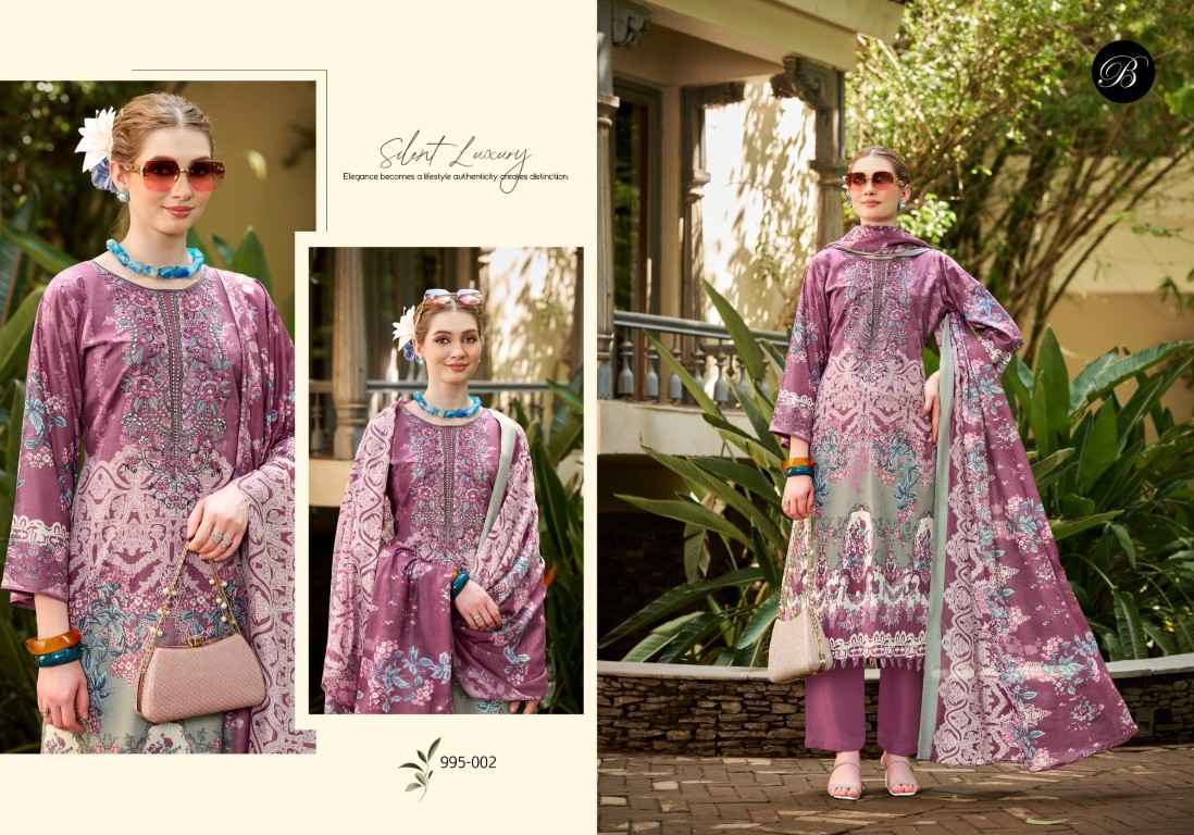 BELLIZA NAIRA VOL-153 PURE COTTON EMBROIDERY DRESS MATERIAL