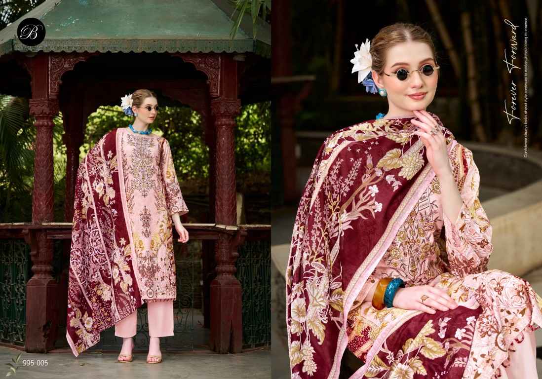 BELLIZA NAIRA VOL-153 PURE COTTON EMBROIDERY DRESS MATERIAL