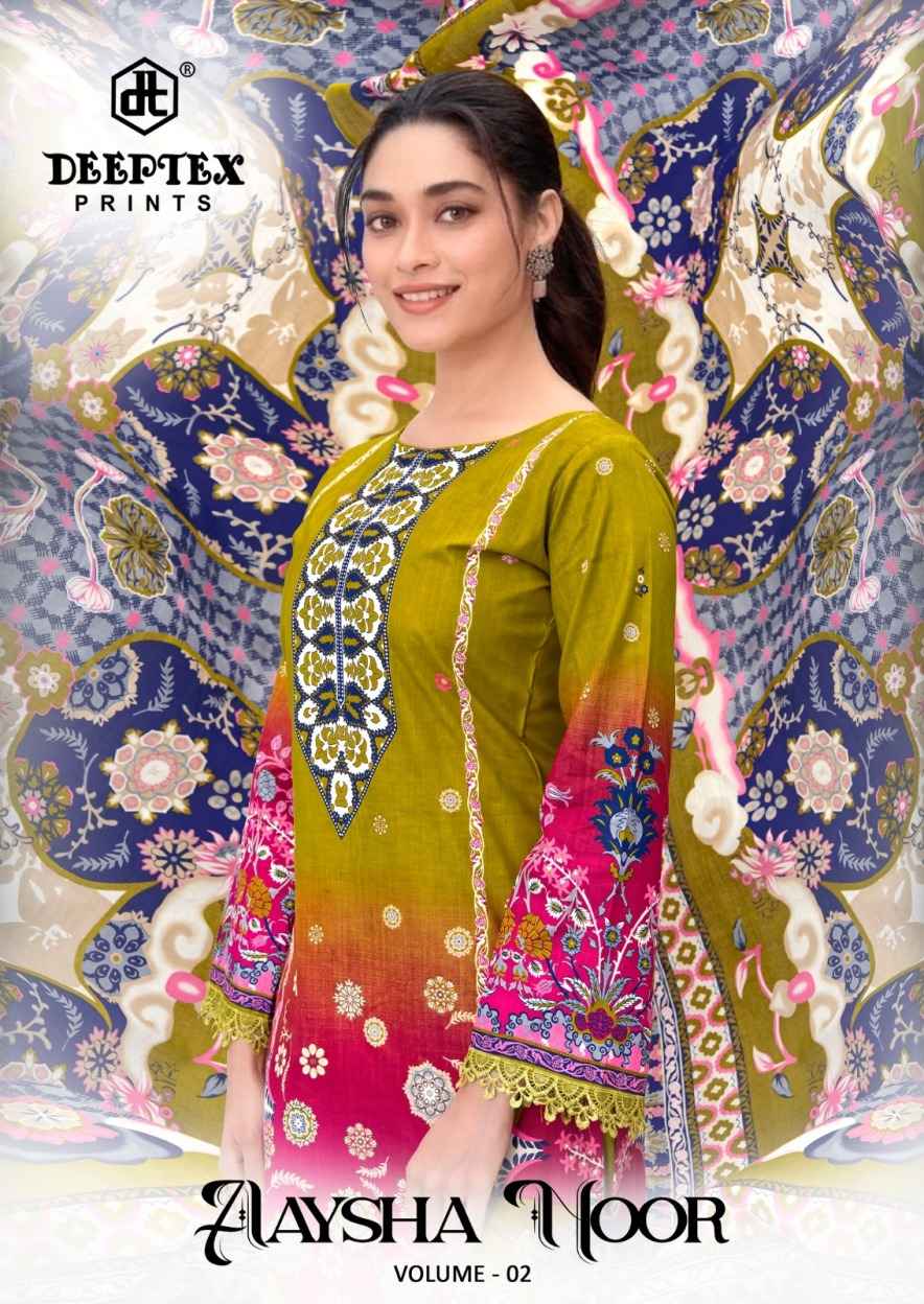 DEEPTEX AAYSHA NOOR VOL-2 COTTON PRINTED DRESS MATERIAL