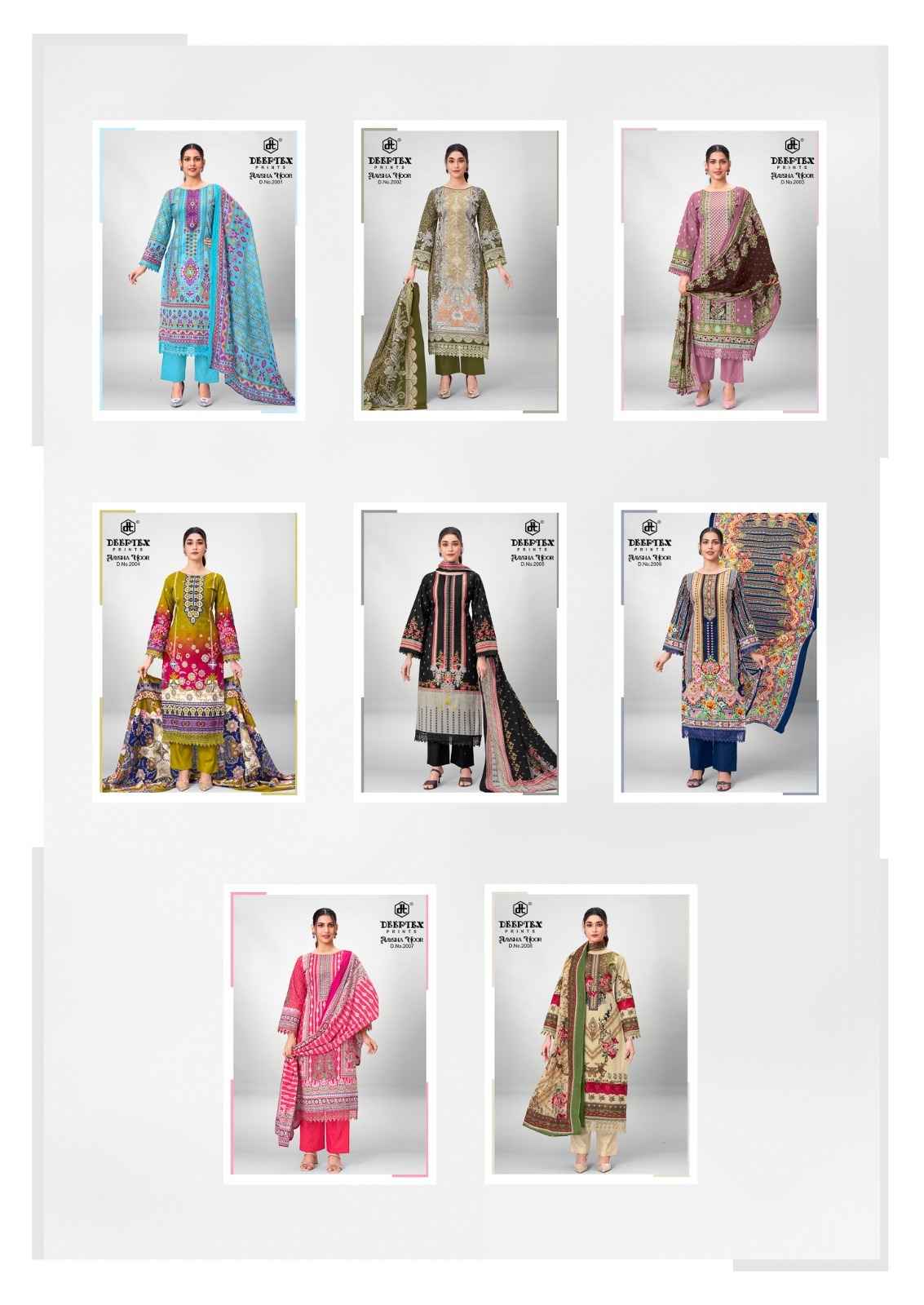 DEEPTEX AAYSHA NOOR VOL-2 COTTON PRINTED DRESS MATERIAL