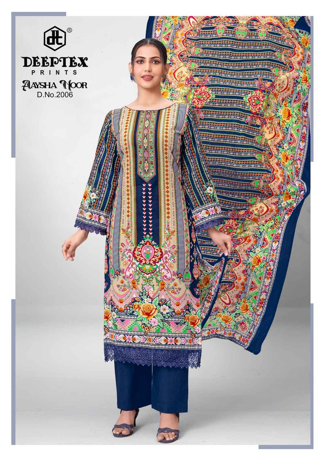 DEEPTEX AAYSHA NOOR VOL-2 COTTON PRINTED DRESS MATERIAL
