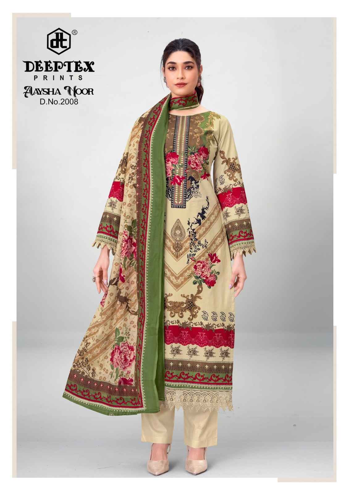 DEEPTEX AAYSHA NOOR VOL-2 COTTON PRINTED DRESS MATERIAL