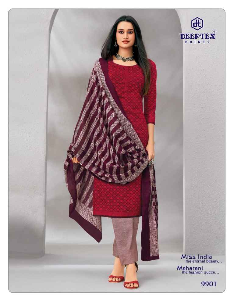 DEEPTEX MISS INDIA VOL-99 PURE COTTON DRESS MATERIAL
