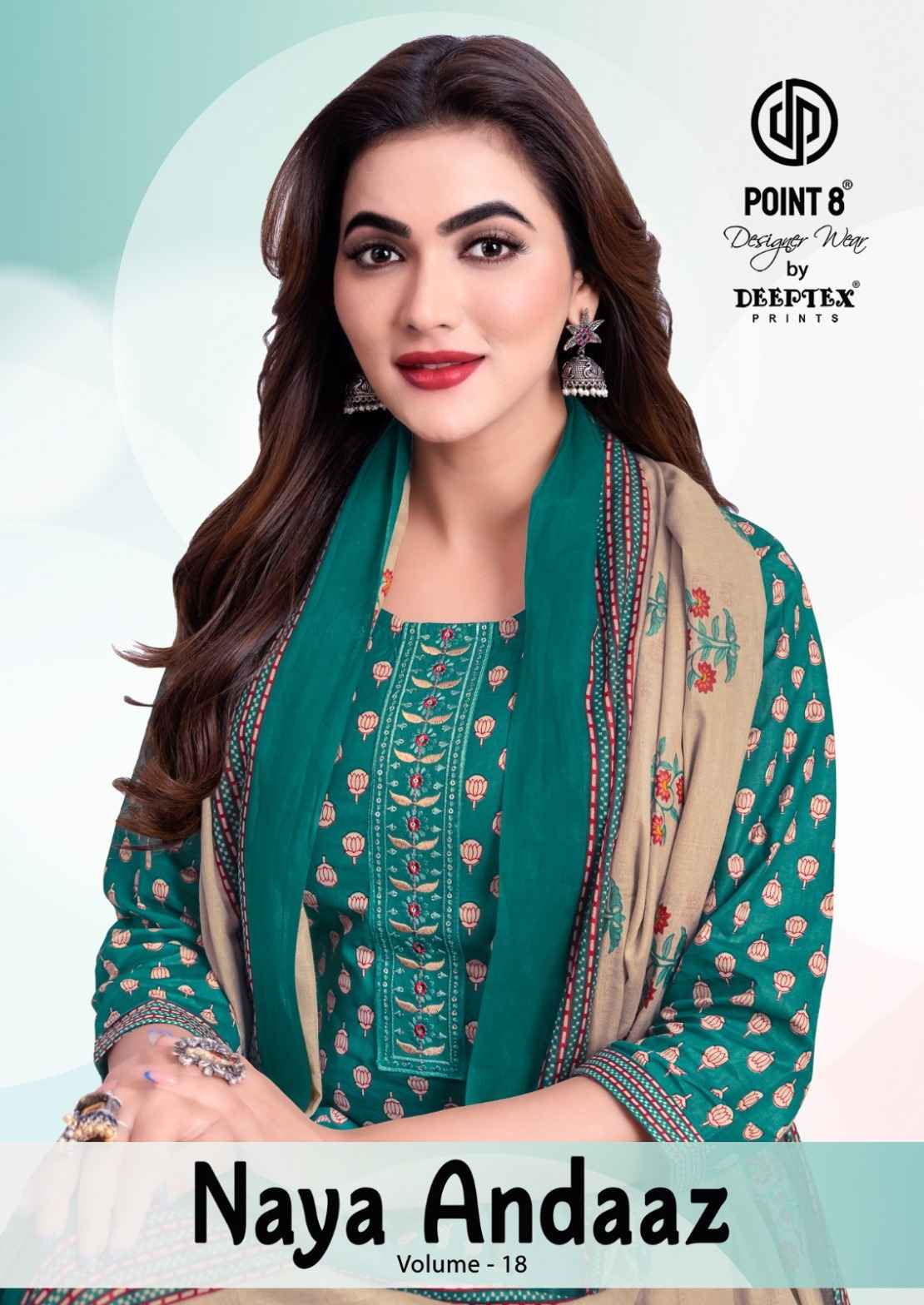 DEEPTEX NAYA ANDAAZ VOL-18 PURE COTTON PRINTED READYMADE SUIT