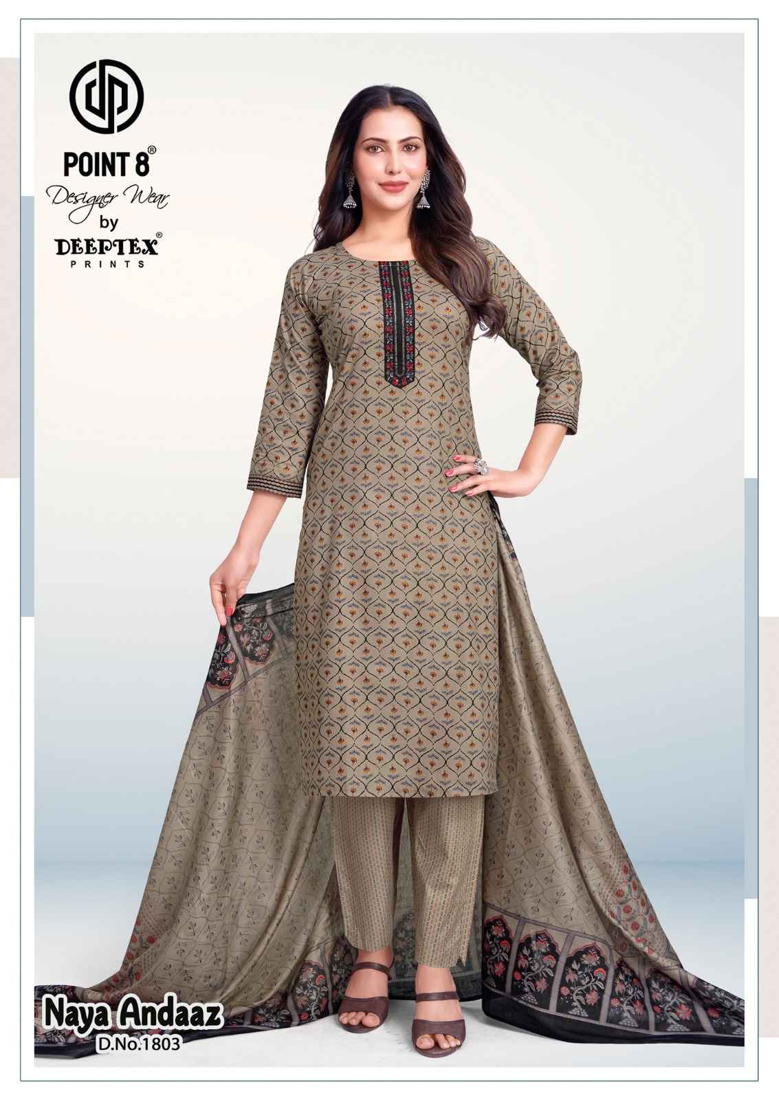 DEEPTEX NAYA ANDAAZ VOL-18 PURE COTTON PRINTED READYMADE SUIT