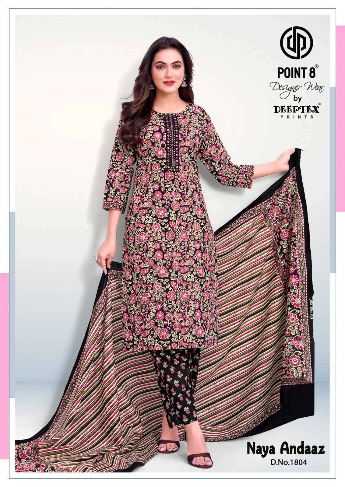 DEEPTEX NAYA ANDAAZ VOL-18 PURE COTTON PRINTED READYMADE SUIT