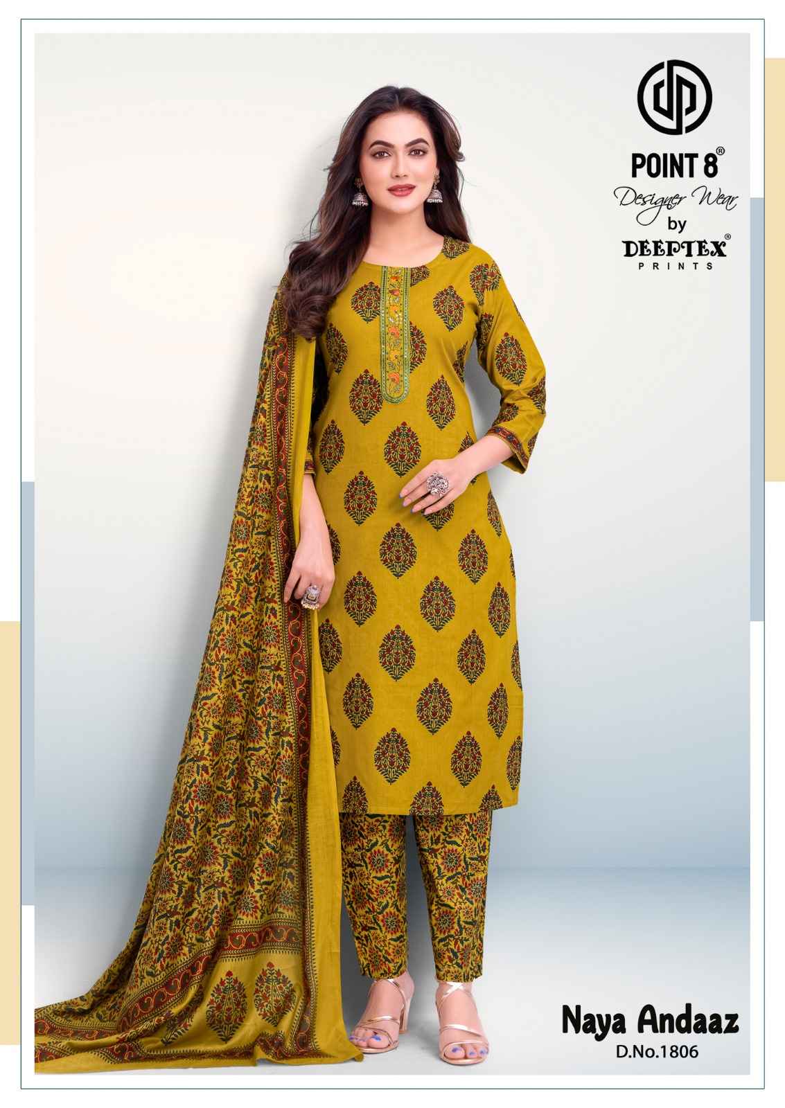 DEEPTEX NAYA ANDAAZ VOL-18 PURE COTTON PRINTED READYMADE SUIT