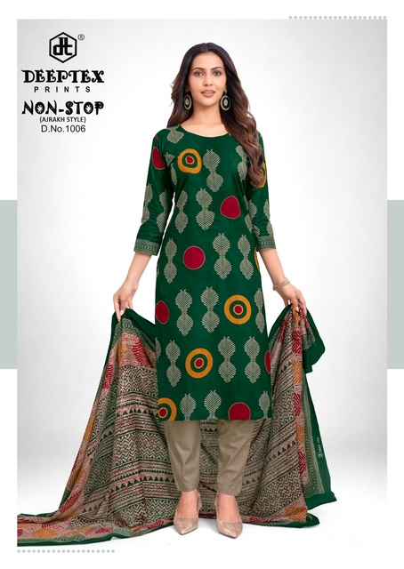 DEEPTEX NON STOP AJRAKH VOL-1 PURE COTTON PRINTEDDRESS MATERIAL