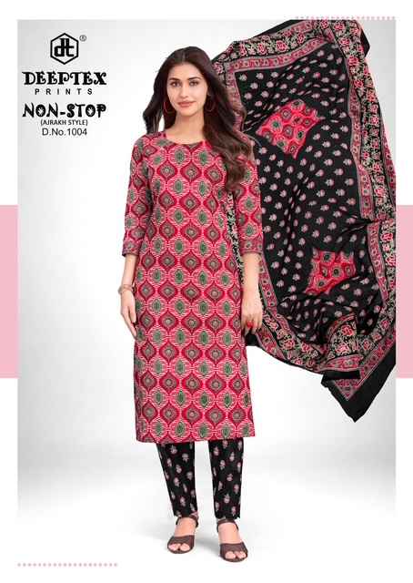 DEEPTEX NON STOP AJRAKH VOL-1 PURE COTTON PRINTEDDRESS MATERIAL