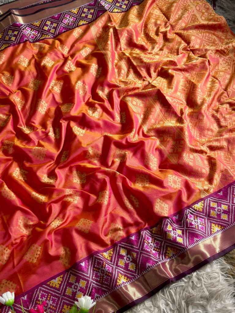 IKKAT PATOLA SILK RICH WEAVING SAREE