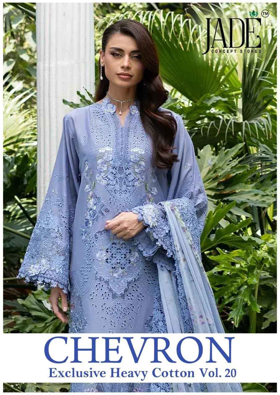 JADE CHEVRON VOL-20 EXCLUSIVE HEAVY COTTON DRESS MATERIAL