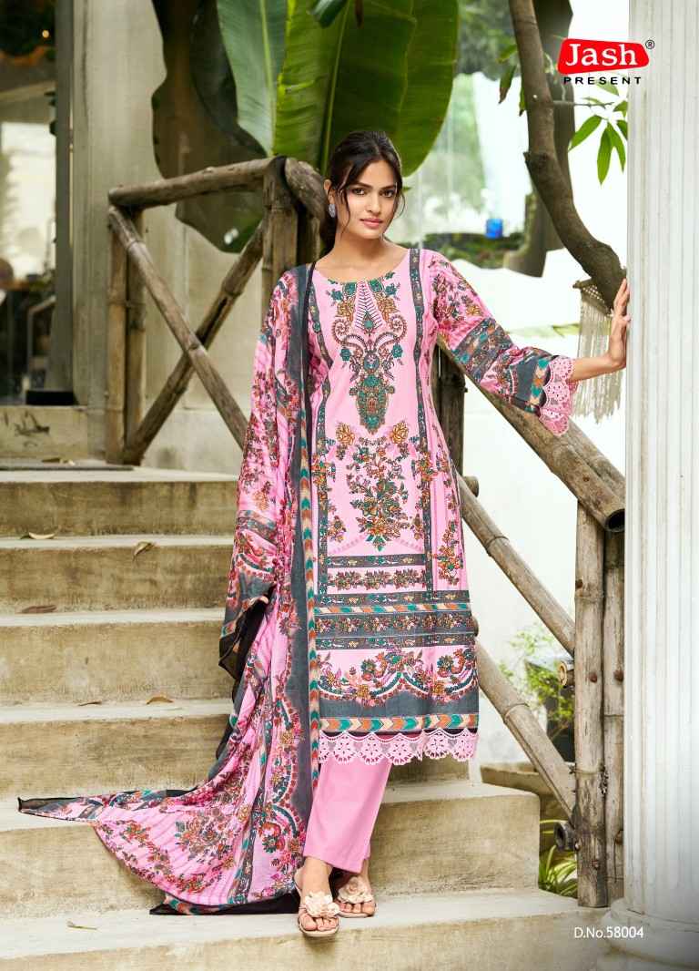 JASH ELLIZA VOL-58 PURE COTTON DRESS MATERIAL 