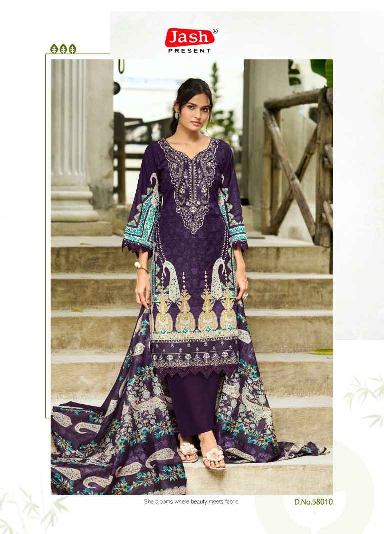 JASH ELLIZA VOL-58 PURE COTTON DRESS MATERIAL 