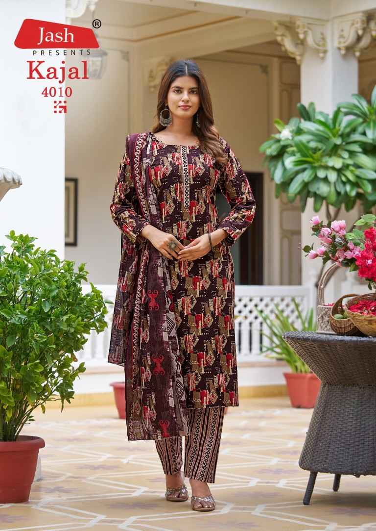 JASH KAJAL VOL-4 PURE COTTON PRINTED DRESS MATERIAL