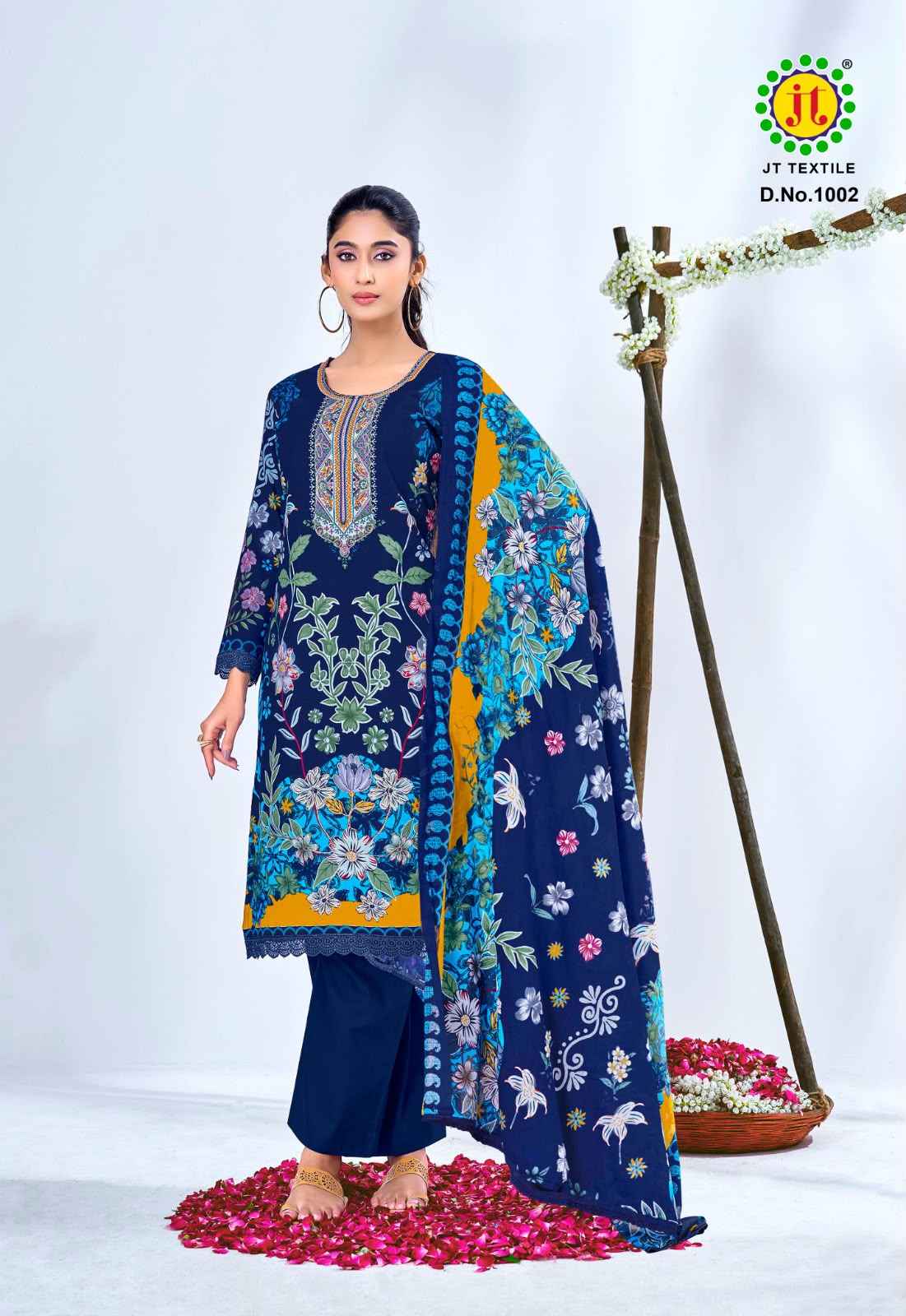 JT AAFREEN NOOR COTTON PREMIUM DRESS MATERIAL 