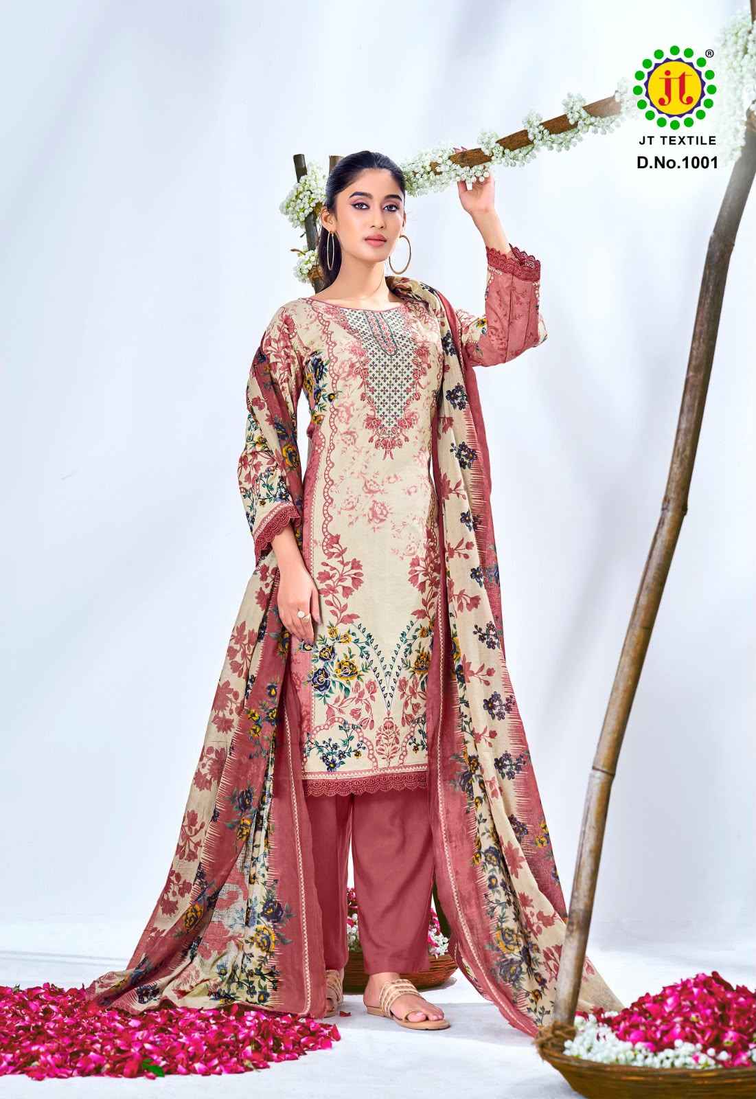 JT AAFREEN NOOR COTTON PREMIUM DRESS MATERIAL 