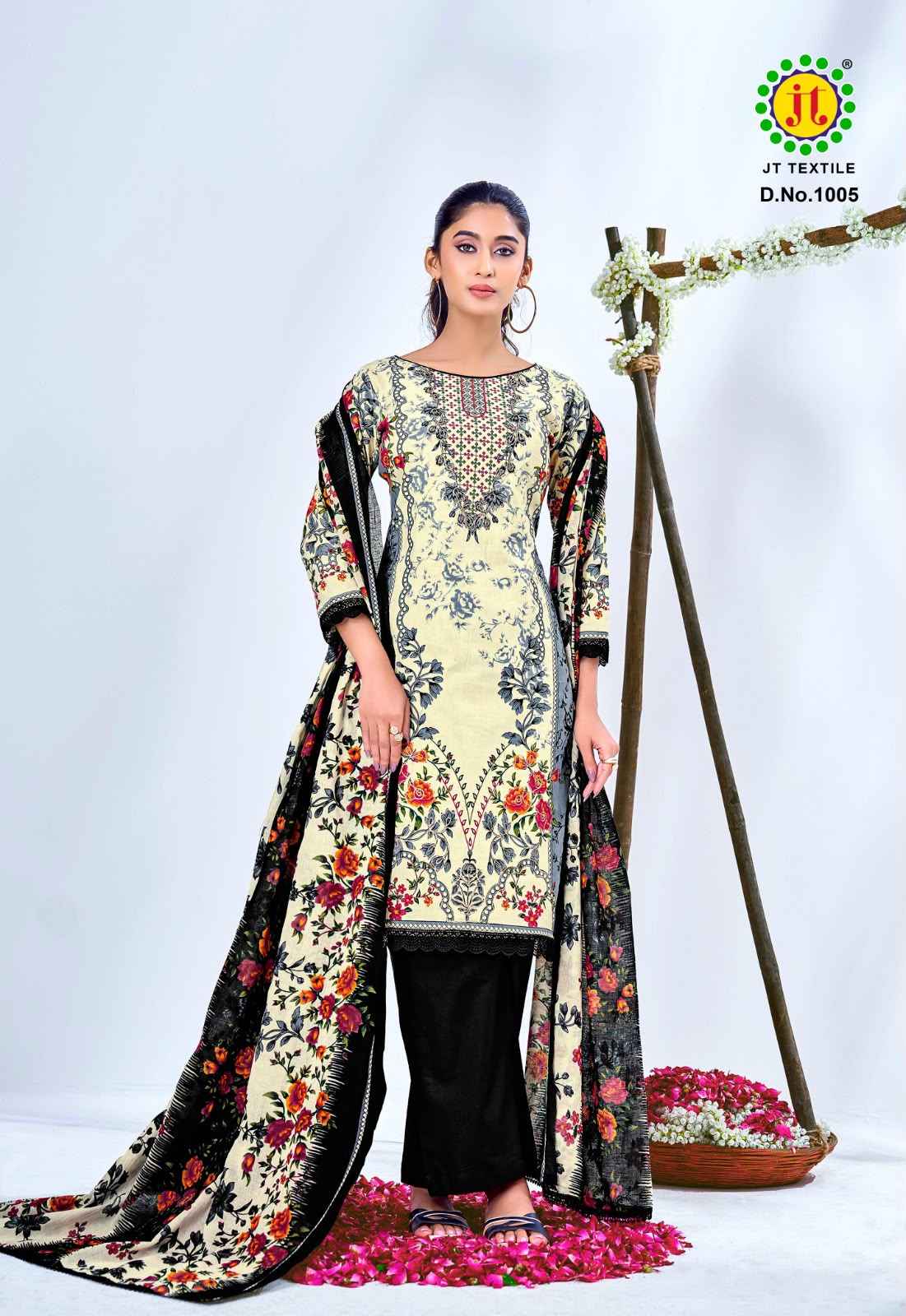 JT AAFREEN NOOR COTTON PREMIUM DRESS MATERIAL 