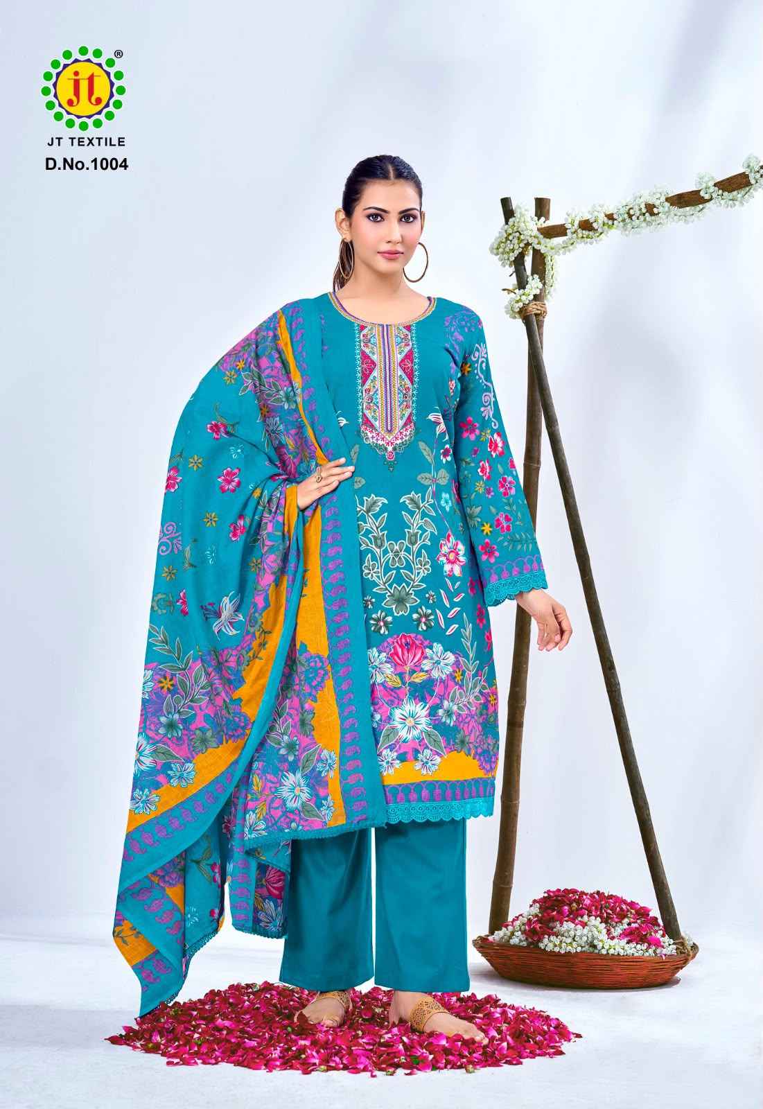 JT AAFREEN NOOR COTTON PREMIUM DRESS MATERIAL 