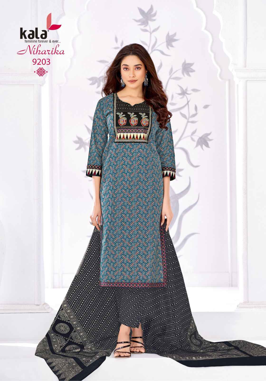 KALA NIHARIKA VOL-6 PURE COTTON READYMADE SUIT 