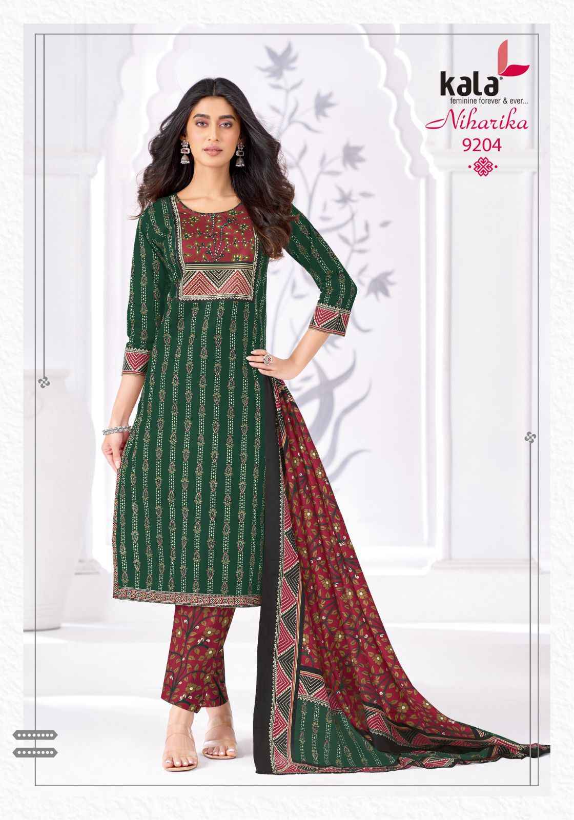 KALA NIHARIKA VOL-6 PURE COTTON READYMADE SUIT 