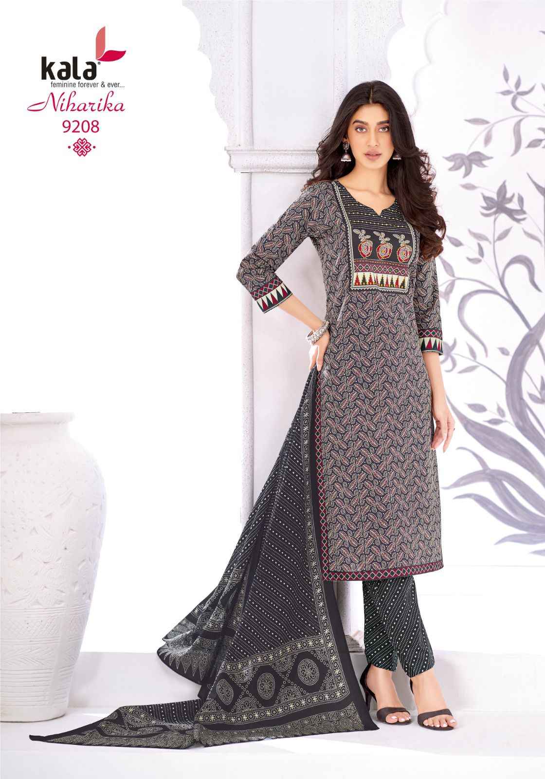 KALA NIHARIKA VOL-6 PURE COTTON READYMADE SUIT 