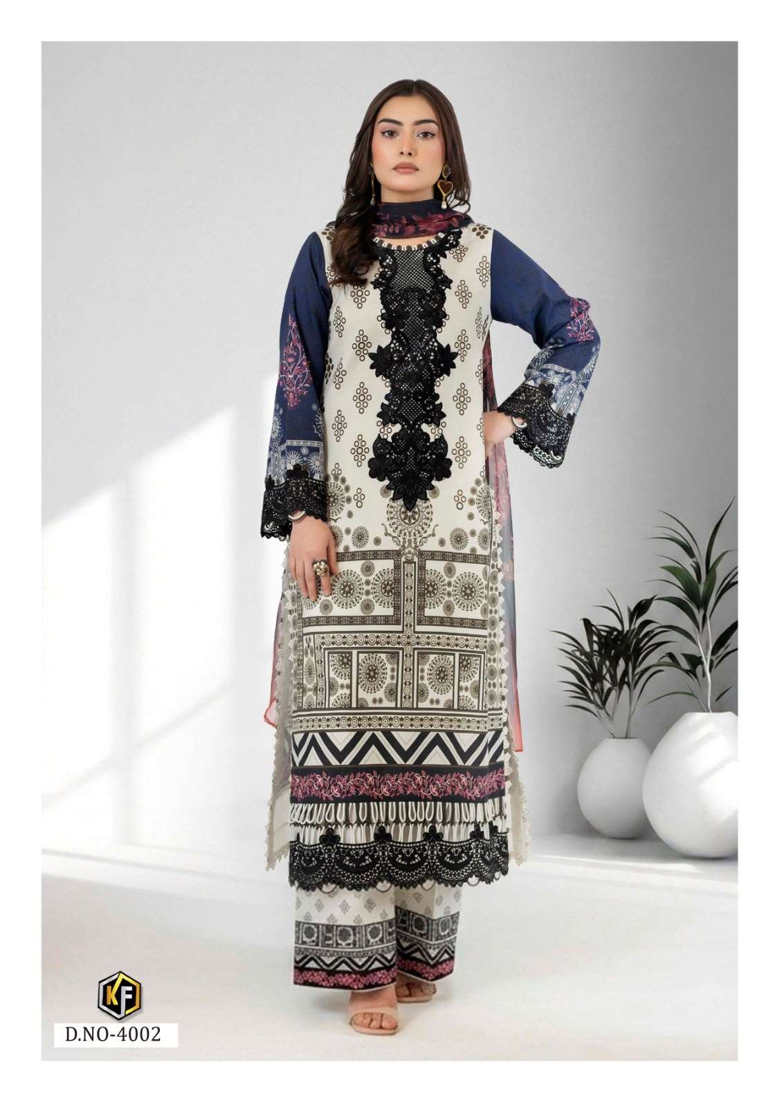 KEVAL FAB ELAYA VOL-4 HEAVY LAWN COTTON PRINTED DRESS MATERIAL