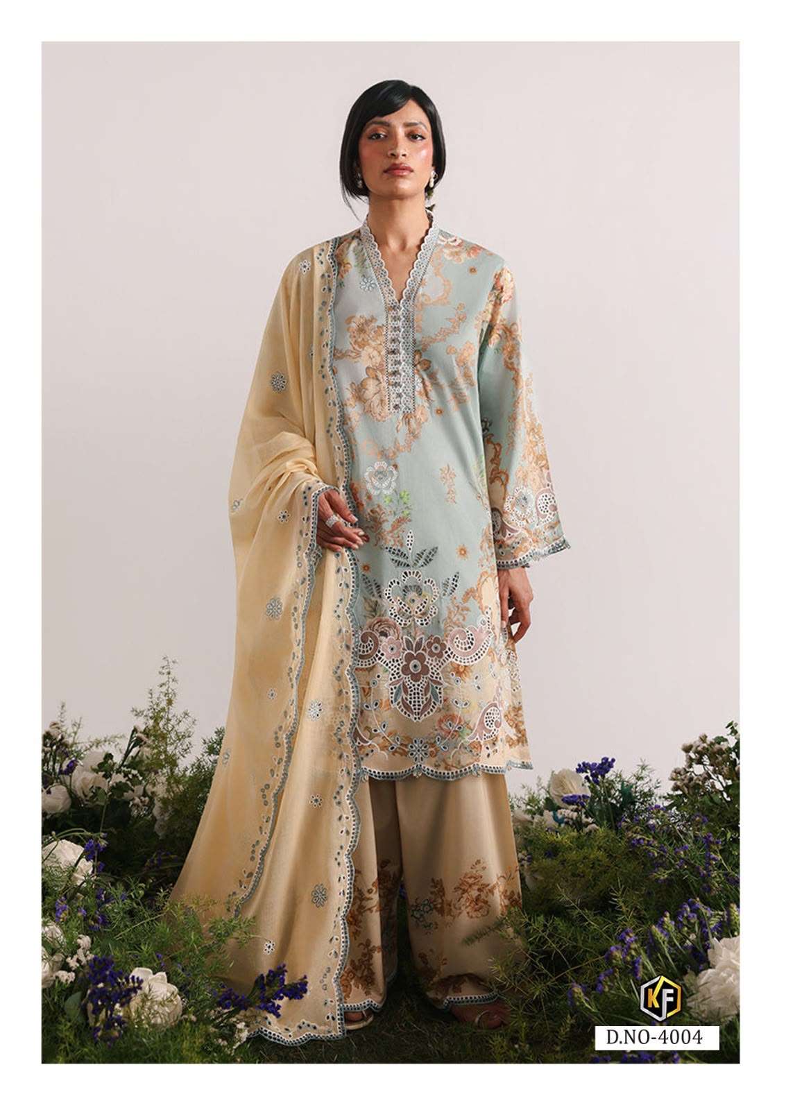KEVAL FAB ELAYA VOL-4 HEAVY LAWN COTTON PRINTED DRESS MATERIAL