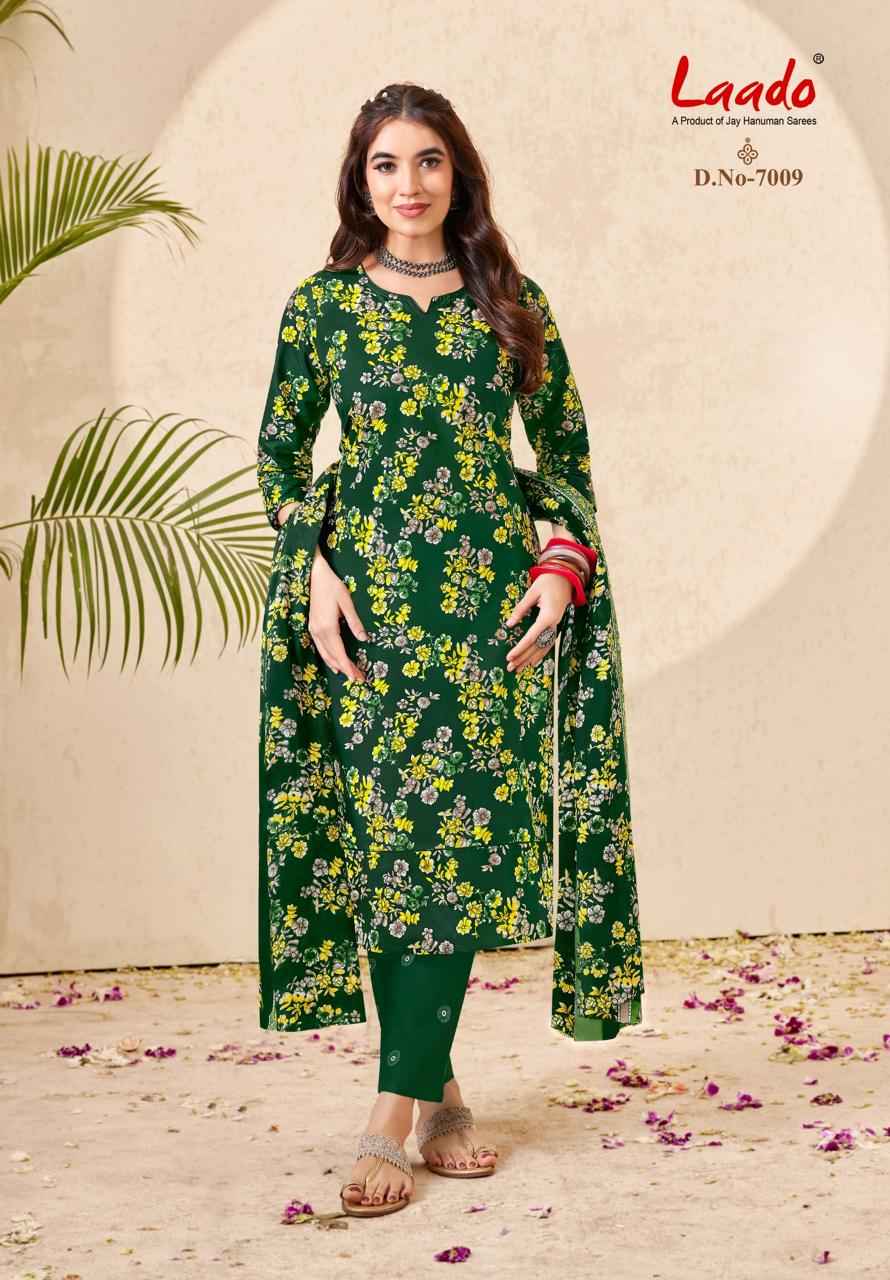 LAADO NARGIS VOL-7 PURE COTTON PRINTED READYMADE SUIT