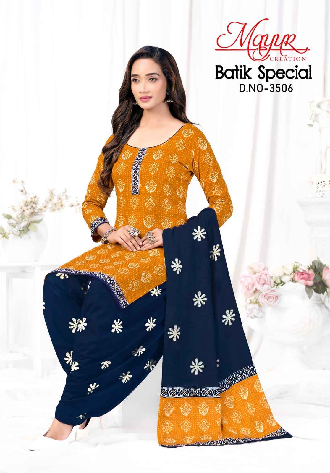 MAYUR BATIK SPECIAL VOL-35 PURE COTTON PRINTED DRESS MATERIAL