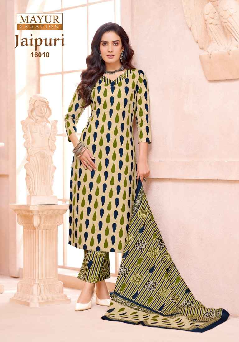 MAYUR JAIPURI VOL-16 PURE COTTON PRINTED DRESS MATERIAL 