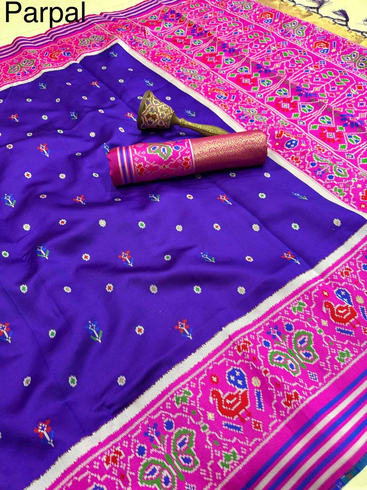 PURE PATOLA SILK ZARI WEAVING SAREE
