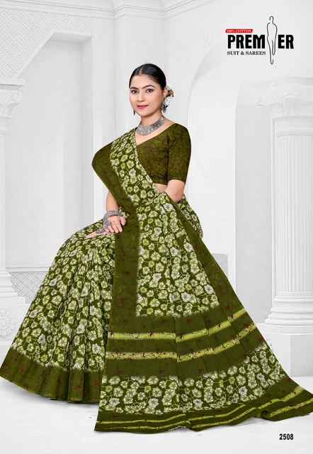 PREMIER SARAVANI VOL-25 COTTON PRINTED SAREE