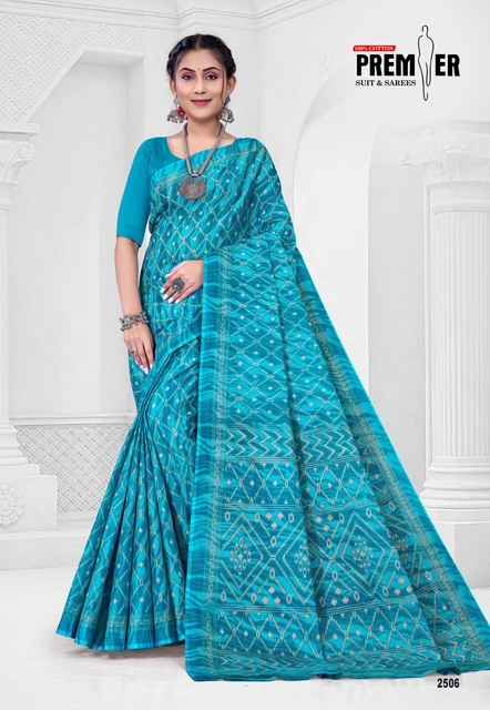 PREMIER SARAVANI VOL-25 COTTON PRINTED SAREE