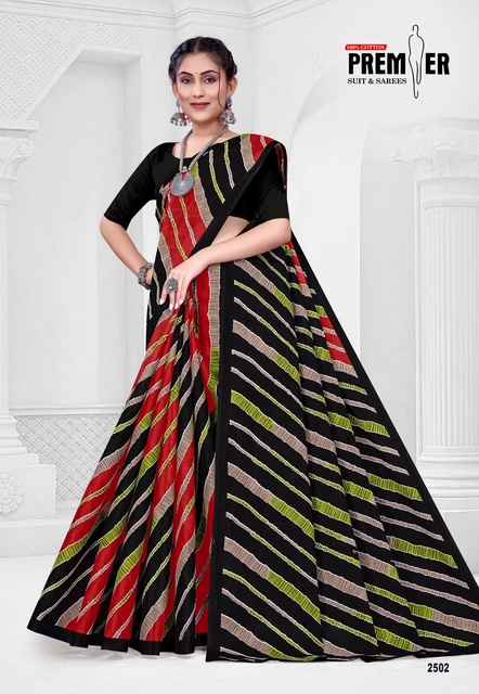 PREMIER SARAVANI VOL-25 COTTON PRINTED SAREE