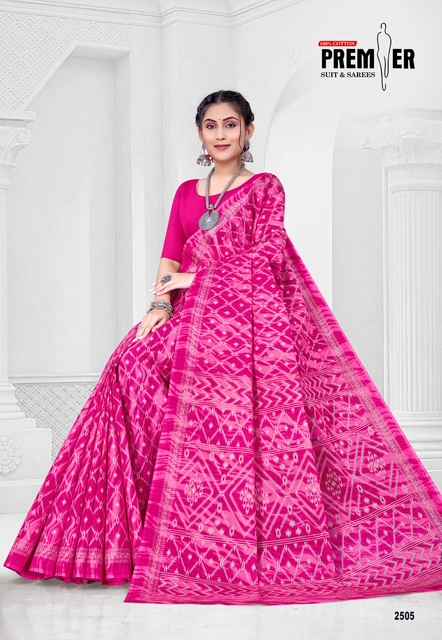 PREMIER SARAVANI VOL-25 COTTON PRINTED SAREE
