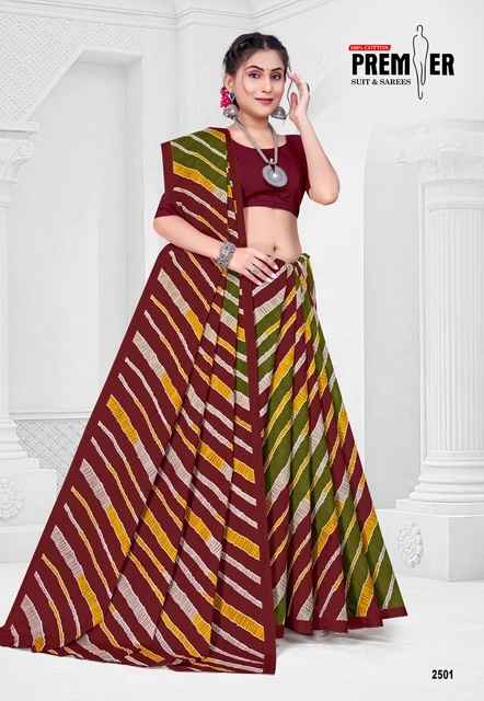 PREMIER SARAVANI VOL-25 COTTON PRINTED SAREE